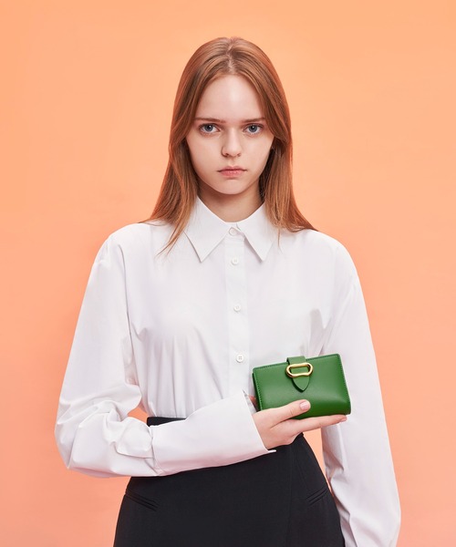 CHARLES & KEITH(チャールズ & キース)の「Daki ダキ リングディテールウォレット(財布・レディース・ブラック/ベージュ/グリーン/マルチ/ブラウン/クリーム/ダークグリーン・XXS)」の9枚目の写真