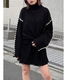 ENVYM | ステッチタートルＫＮＩＴ　ＯＰ(ワンピース)