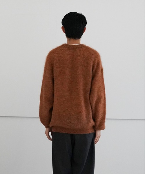 O（オー）の「reverve Mohair Vneck CD（カーディガン/ボレロ・メンズ・ネイビー/オレンジ・FREE）」の7枚目の写真