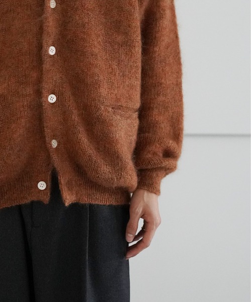 O（オー）の「reverve Mohair Vneck CD（カーディガン/ボレロ・メンズ・ネイビー/オレンジ・FREE）」の9枚目の写真