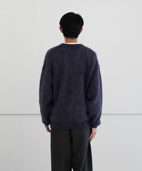 O（オー）の「reverve Mohair Vneck CD（カーディガン/ボレロ・メンズ・ネイビー/オレンジ・FREE）」の4枚目の写真
