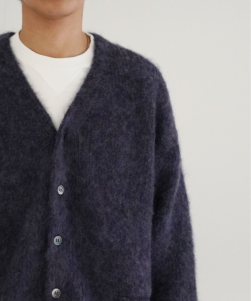 O（オー）の「reverve Mohair Vneck CD（カーディガン/ボレロ・メンズ・ネイビー/オレンジ・FREE）」の5枚目の写真