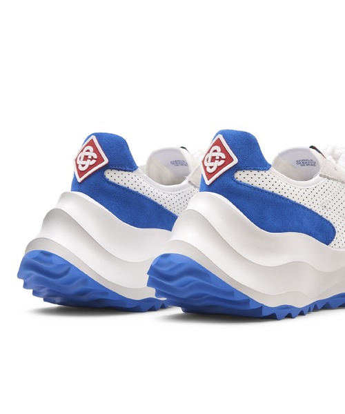 Casablanca(カサブランカ)の「MENS ATLANTIS SNEAKER(スニーカー・メンズ・ホワイト×ブルー・7/7.5/8/8.5/9)」の6枚目の写真