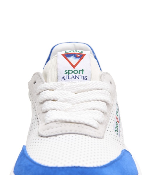 Casablanca(カサブランカ)の「MENS ATLANTIS SNEAKER(スニーカー・メンズ・ホワイト×ブルー・7/7.5/8/8.5/9)」の9枚目の写真