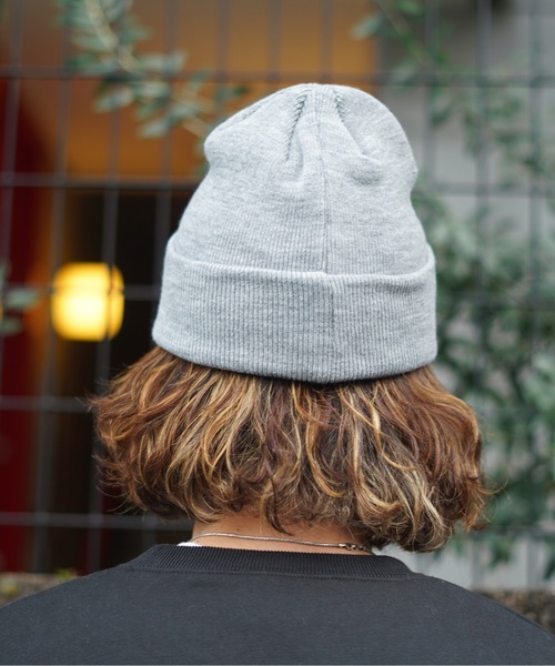 THRASHER（スラッシャー）の「OVAL MAG ACRYLIC BEANIE/スラッシャーニットキャップ・ビーニー（ニットキャップ/ビーニー・メンズ・ブラック/ネイビー/グレー/レッド・FREE）」の6枚目の写真