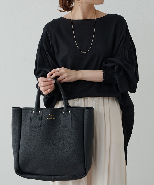 PUAL CE CIN（ピュアルセシン）の「レザートートバッグ（トートバッグ・レディース・ブラック/ベージュ系その他/グレイッシュベージュ/ブルー・FREE）」の19枚目の写真