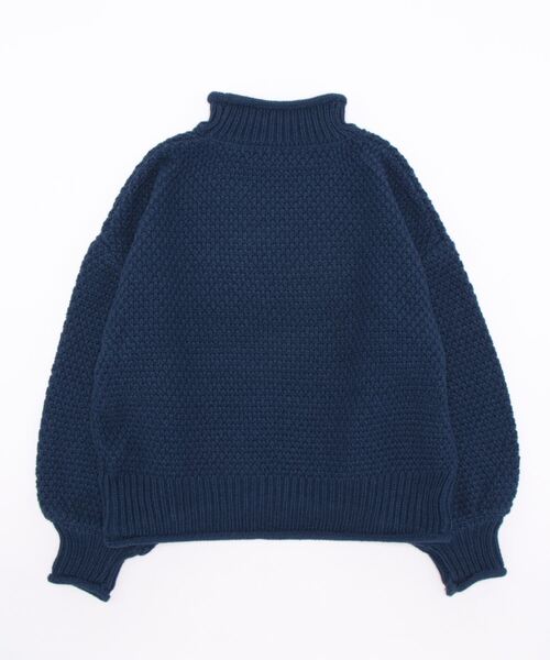 RODEO CROWNS WIDE BOWL（ロデオクラウンズワイドボウル）の「Waffleハイネックニットトップス（ニット/セーター・レディース・ネイビー/アイボリー/グリーン・FREE）」の21枚目の写真