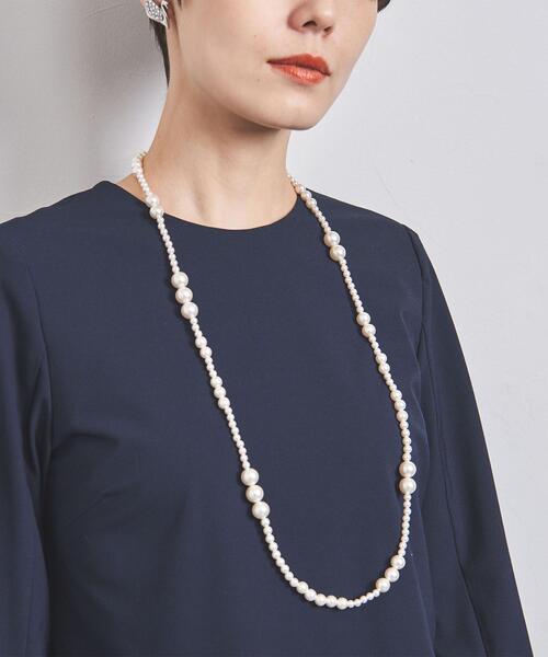 UNITED ARROWS(ユナイテッドアローズ)の「ランダム P/PL ネックレス(ネックレス・レディース・ホワイト・FREE)」の1枚目の写真