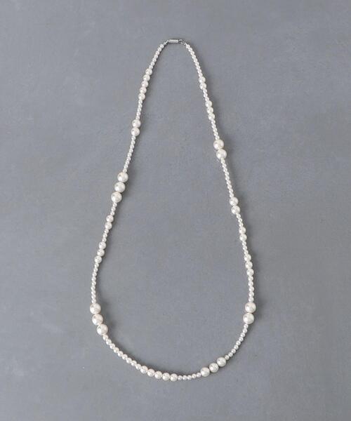 UNITED ARROWS(ユナイテッドアローズ)の「ランダム P/PL ネックレス(ネックレス・レディース・ホワイト・FREE)」の3枚目の写真