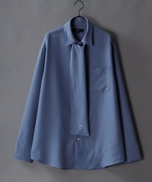 SITRY | wide dress shirt with scarf/スカーフ付き ワイド ドレスシャツ(シャツ/ブラウス)