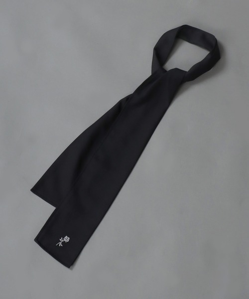 SITRY(シトリー)の「SITRY wide dress shirt with scarf/別注 スカーフ付き ワイド ドレスシャツ(シャツ/ブラウス・メンズ・ホワイト/チャコールグレー/ブラック/グレイッシュブルー・M/L)」の11枚目の写真