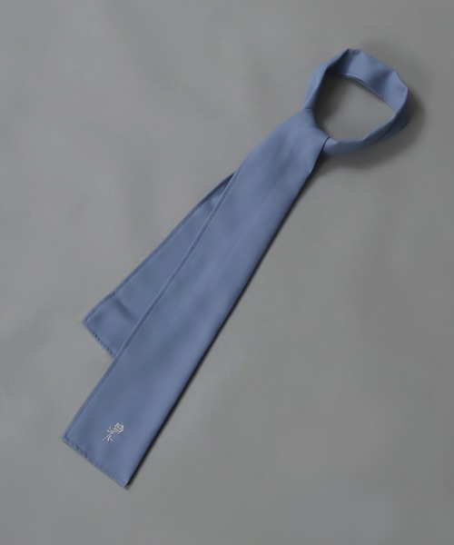 SITRY(シトリー)の「SITRY wide dress shirt with scarf/別注 スカーフ付き ワイド ドレスシャツ(シャツ/ブラウス・メンズ・ホワイト/チャコールグレー/ブラック/グレイッシュブルー・M/L)」の13枚目の写真