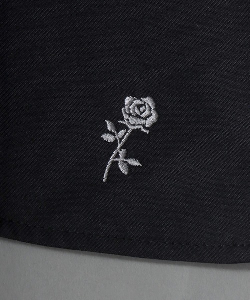 SITRY(シトリー)の「SITRY wide dress shirt with scarf/別注 スカーフ付き ワイド ドレスシャツ(シャツ/ブラウス・メンズ・ホワイト/チャコールグレー/ブラック/グレイッシュブルー・M/L)」の14枚目の写真