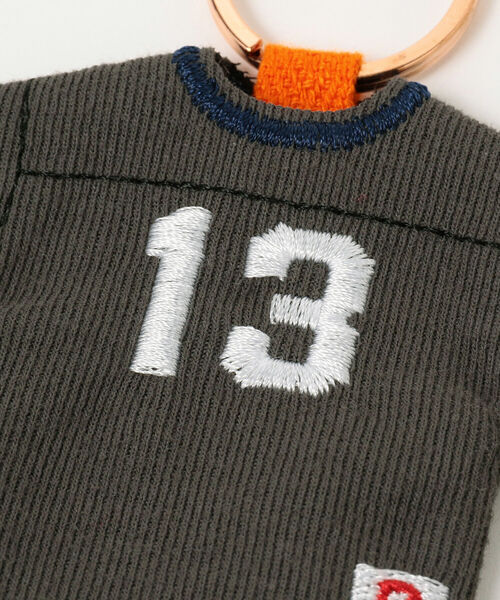 BEAMS BOY（ビームスボーイ）の「BEAMS BOY / フットボールT キーホルダー（キーホルダー・レディース・チャコールグレー/その他1・ONE SIZE）」の3枚目の写真