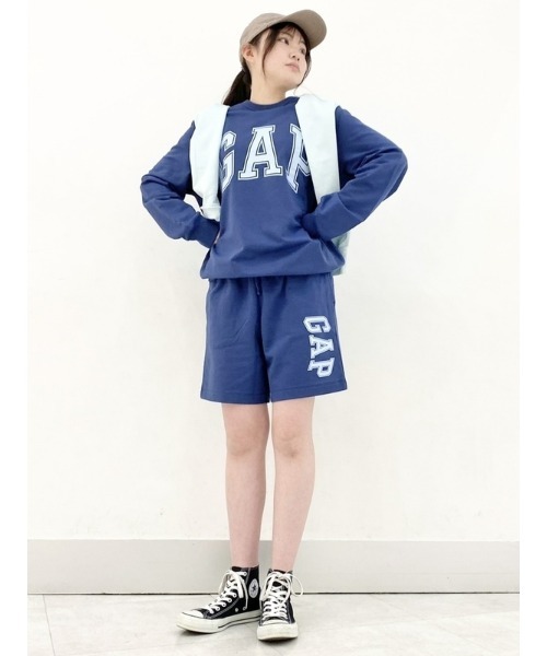GAP(ギャップ)の「GAPロゴ フレンチテリーショーツ(ユニセックス)(その他パンツ・メンズ・ライトブルー/ブルー・XS/S/M/L/XL/XXS)」の6枚目の写真
