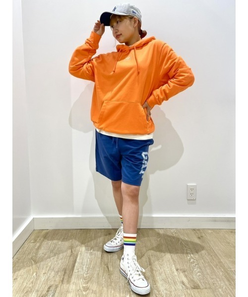 GAP(ギャップ)の「GAPロゴ フレンチテリーショーツ(ユニセックス)(その他パンツ・メンズ・ライトブルー/ブルー・XS/S/M/L/XL/XXS)」の7枚目の写真