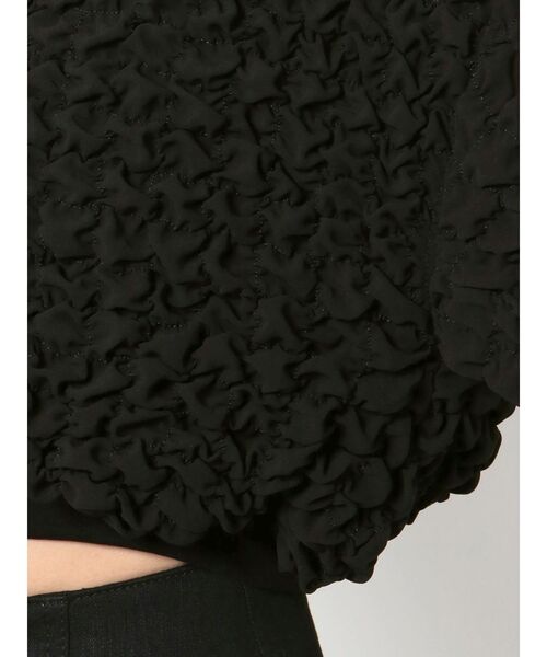 EMODA（エモダ）の「3Dファブリックトップス（Tシャツ/カットソー・レディース・ホワイト/ブラック・FREE）」の21枚目の写真