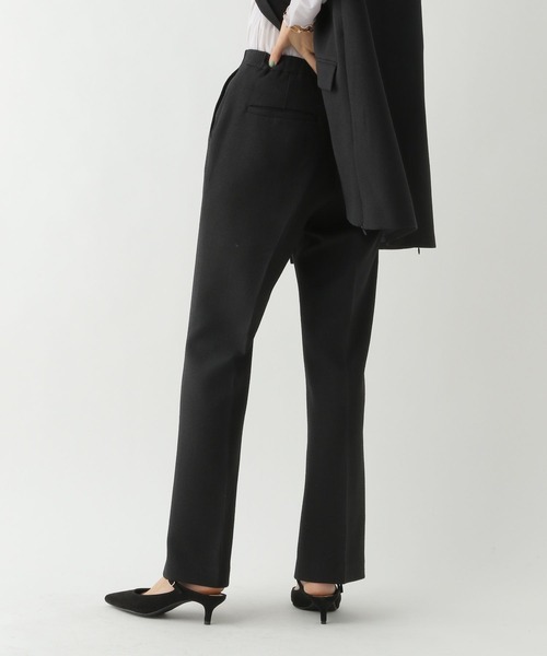 A part by（アパートバイ）の「[セットアップ対応]ツイードライクフレアパンツ（その他パンツ・レディース・ブラック/ベージュ・FREE）」の15枚目の写真