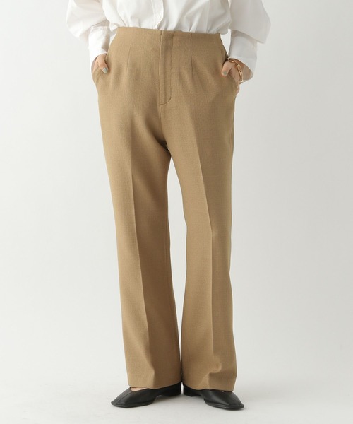 A part by（アパートバイ）の「[セットアップ対応]ツイードライクフレアパンツ（その他パンツ・レディース・ブラック/ベージュ・FREE）」の20枚目の写真