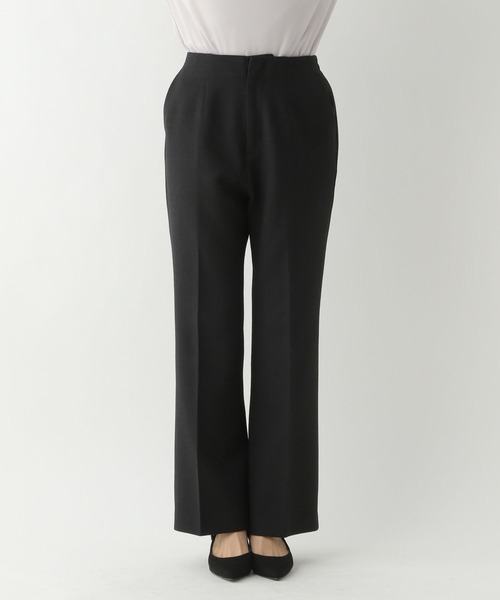 A part by（アパートバイ）の「[セットアップ対応]ツイードライクフレアパンツ（その他パンツ・レディース・ブラック/ベージュ・FREE）」の22枚目の写真