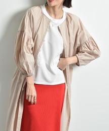 【ＮＵＳ】ＨＡＮＤ　ＷＡＳＨＡＢＬＥ前後２ＷＡＹコットンローンボリュームワンピース