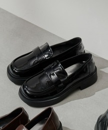 SETUP7 | 【MAISON BREEZE】厚底PUレザーローファーKNF(ローファー)