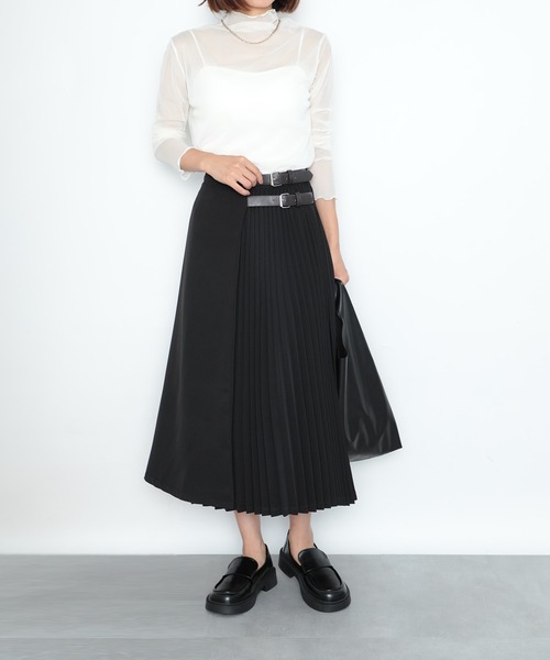 SETUP7（セットアップセブン）の「【SETUP7】厚底PUレザーローファーKNF　※（ローファー・レディース・ベージュ/ブラック/ブラック系その他2/ブラウン・36/38/37）」の22枚目の写真