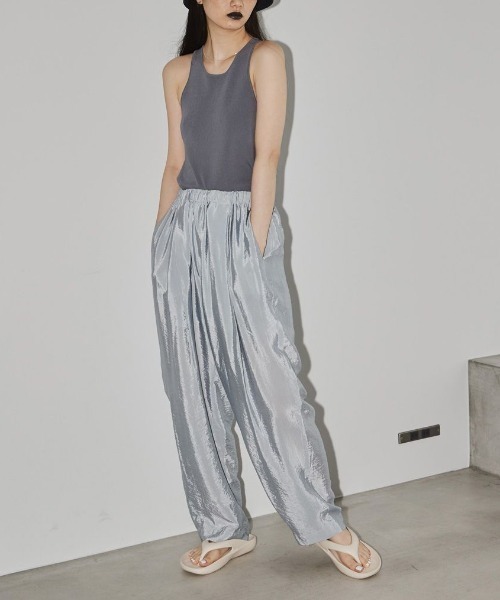 TODAYFUL（トゥデイフル）の「TODAYFUL(トゥデイフル) "Highgauge Knit Tanktop"ハイゲージニットタンクトップ/12310517（タンクトップ・レディース・キナリ/ミント/レッド系その他/グリーン/ブラック/ブルー・ONE SIZE）」の11枚目の写真