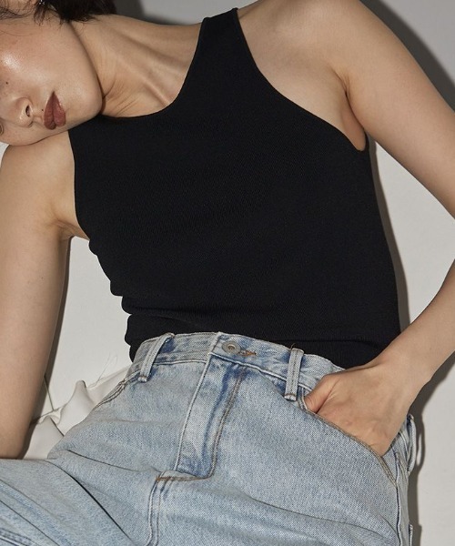 TODAYFUL（トゥデイフル）の「TODAYFUL(トゥデイフル) "Highgauge Knit Tanktop"ハイゲージニットタンクトップ/12310517（タンクトップ・レディース・キナリ/ミント/レッド系その他/グリーン/ブラック/ブルー・ONE SIZE）」の19枚目の写真