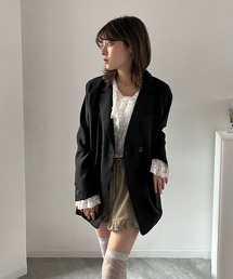 Jewelobe（ジュエローブ）の「ナナメカフスダブルブレストテーラージャケット（テーラードジャケット）」