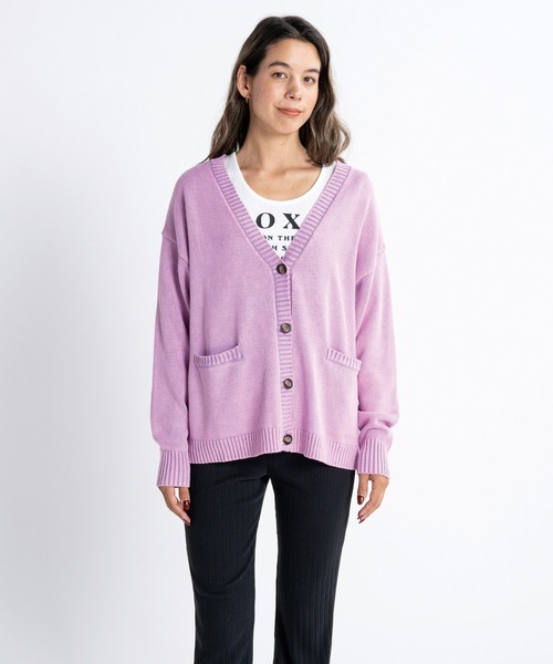 ROXY(ロキシー)の「SUNLIGHT/ロキシーカーディガン(カーディガン/ボレロ・レディース・ピンク/ホワイト/ブラック・MEDIUM/LARGE/SMALL)」の3枚目の写真