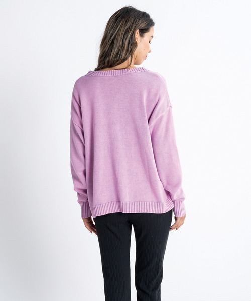 ROXY(ロキシー)の「SUNLIGHT/ロキシーカーディガン(カーディガン/ボレロ・レディース・ピンク/ホワイト/ブラック・MEDIUM/LARGE/SMALL)」の9枚目の写真