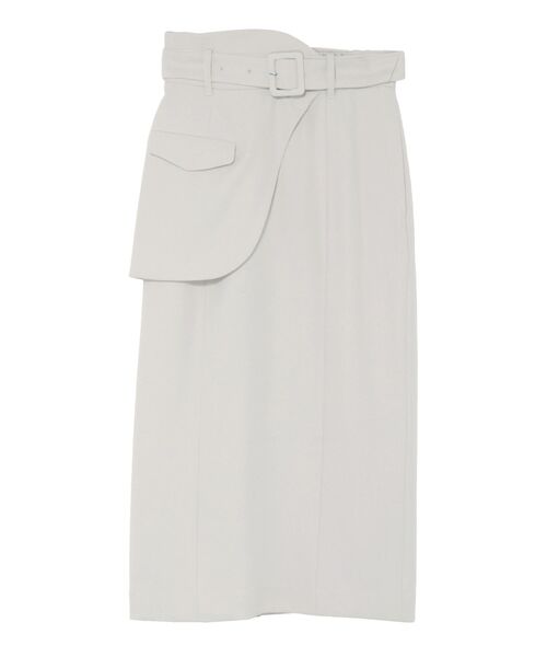 LAGUNAMOON（ラグナムーン）の「アシンメトリーペプラムスカート（スカート・レディース・ミント/ブラウン/ライトグレー・SMALL/MEDIUM）」の17枚目の写真