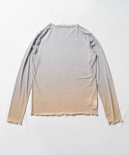 me+em select（ミームセレクト）の「※※グラデーションシアーメロートップス（Tシャツ/カットソー・レディース・グレー系その他/パープル系その他/グレー系その他2・MEDIUM）」の22枚目の写真