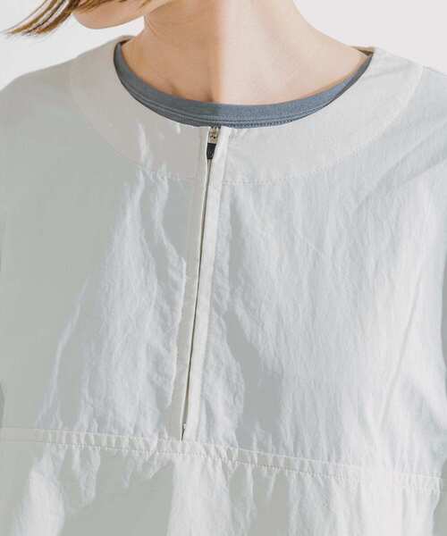 WILD THINGS（ワイルドシングス）の「『UVカット』『撥水』『別注』WILDTHINGS×EKAL　ウィンディープルオーバー（その他トップス・レディース・オフホワイト/グレー/カーキ・FREE）」の10枚目の写真