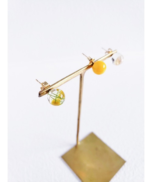 tone(トーン)の「【Tresor】ミモザ 淡水パール ピアス(MA)(ピアス(両耳用)・レディース・その他2/その他3/その他1/イエロー/その他4・FREE)」の17枚目の写真