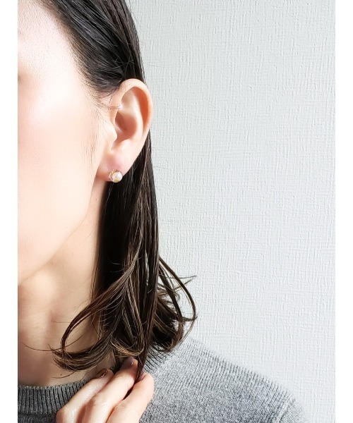 tone(トーン)の「【Tresor】ミモザ 淡水パール ピアス(MA)(ピアス(両耳用)・レディース・その他2/その他3/その他1/イエロー/その他4・FREE)」の19枚目の写真