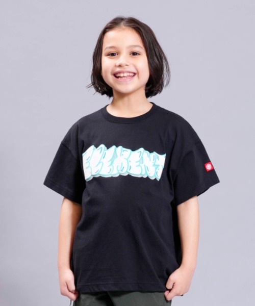 ELEMENT（エレメント）の「ELEMENT/エレメント キッズ YT BOMBING SS Tシャツ BD025-291（Tシャツ/カットソー・キッズ・ブラック×ホワイト/ホワイト×イエロー/オレンジ・150cm/130cm/140cm/160cm）」の2枚目の写真