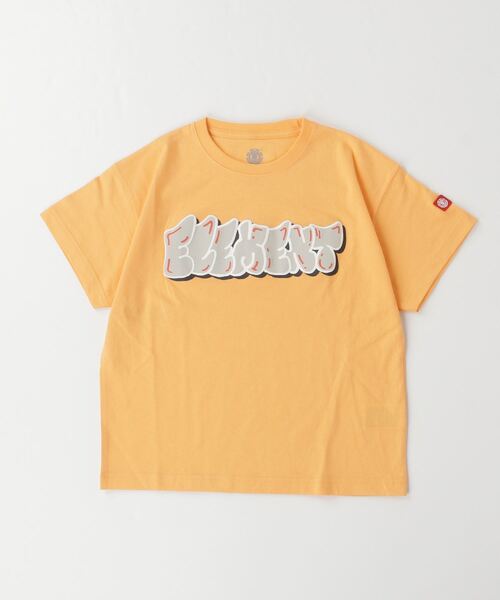 ELEMENT（エレメント）の「ELEMENT/エレメント キッズ YT BOMBING SS Tシャツ BD025-291（Tシャツ/カットソー・キッズ・ブラック×ホワイト/ホワイト×イエロー/オレンジ・150cm/130cm/140cm/160cm）」の19枚目の写真