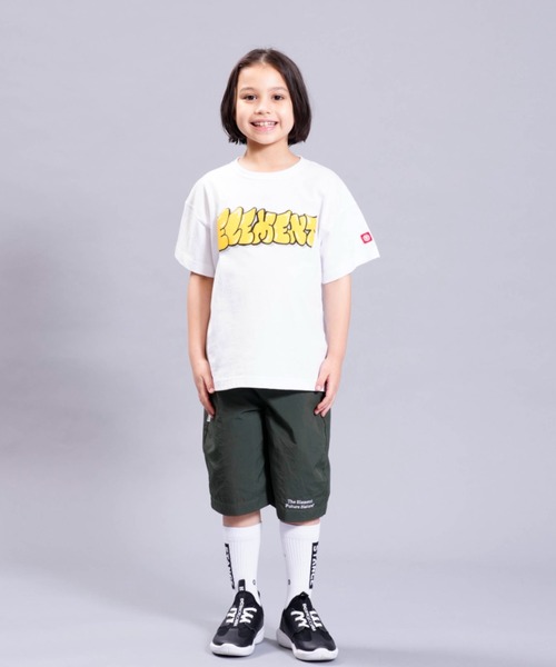 ELEMENT（エレメント）の「ELEMENT/エレメント キッズ YT BOMBING SS Tシャツ BD025-291（Tシャツ/カットソー・キッズ・ブラック×ホワイト/ホワイト×イエロー/オレンジ・150cm/130cm/140cm/160cm）」の14枚目の写真