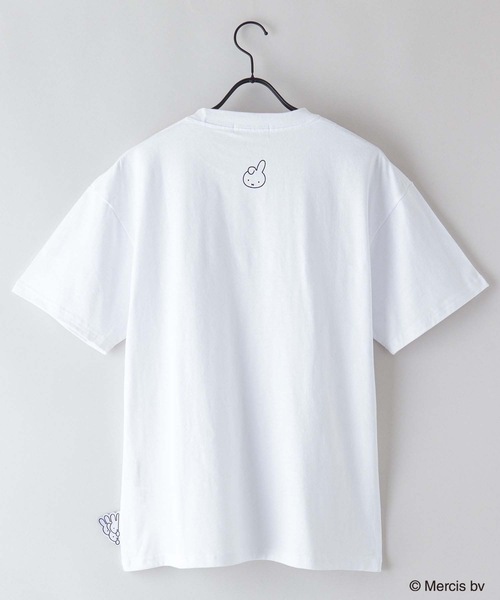 Miffy( ミッフィー)の「【OUTDOOR PRODUCTS/アウトドアプロダクツ】【 MIFFY/ミッフィー】コラボ Tシャツ ドロップショルダー オーバーサイズ(Tシャツ/カットソー・メンズ・オフホワイト/ホワイト/ブルー系その他/ピンク系その他・MEDIUM/SMALL/LARGE/X-LARGE)」の13枚目の写真