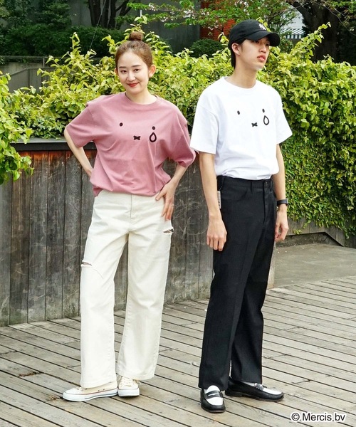 Miffy( ミッフィー)の「【OUTDOOR PRODUCTS/アウトドアプロダクツ】【 MIFFY/ミッフィー】コラボ Tシャツ ドロップショルダー オーバーサイズ(Tシャツ/カットソー・メンズ・オフホワイト/ホワイト/ブルー系その他/ピンク系その他・MEDIUM/SMALL/LARGE/X-LARGE)」の21枚目の写真