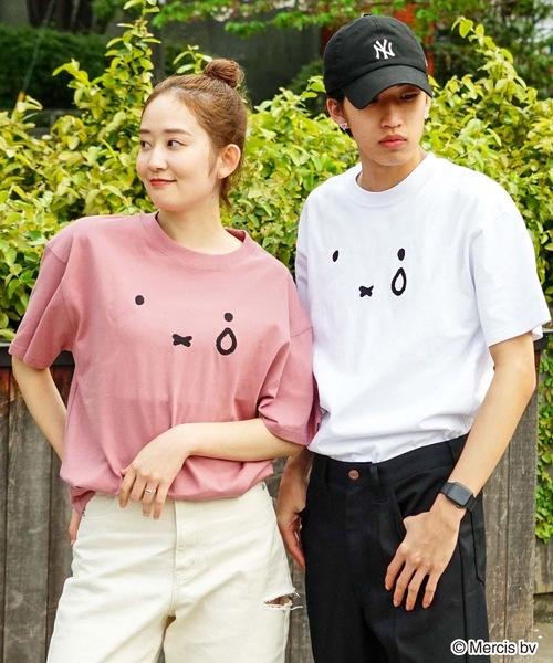 Miffy( ミッフィー)の「【OUTDOOR PRODUCTS/アウトドアプロダクツ】【 MIFFY/ミッフィー】コラボ Tシャツ ドロップショルダー オーバーサイズ(Tシャツ/カットソー・メンズ・オフホワイト/ホワイト/ブルー系その他/ピンク系その他・MEDIUM/SMALL/LARGE/X-LARGE)」の17枚目の写真