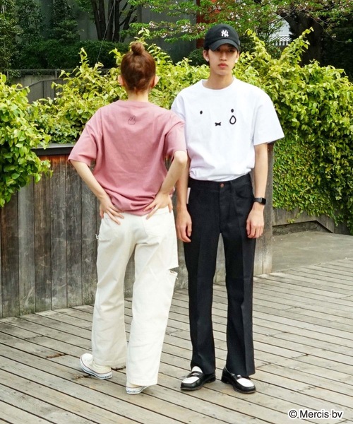 Miffy( ミッフィー)の「【OUTDOOR PRODUCTS/アウトドアプロダクツ】【 MIFFY/ミッフィー】コラボ Tシャツ ドロップショルダー オーバーサイズ(Tシャツ/カットソー・メンズ・オフホワイト/ホワイト/ブルー系その他/ピンク系その他・MEDIUM/SMALL/LARGE/X-LARGE)」の19枚目の写真