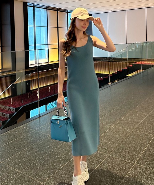 岡部あゆみさんコラボ ]UVカットコットンレーヨンノースリーブ