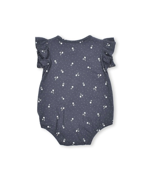 birthday party(バースデイパーティー)の「birthdayparty/【お揃い】天竺ドットフラワープリントコットンボディミニ(70~80cm)(ロンパース・キッズ・グレー系その他/ピンク系その他・80/70)」の18枚目の写真