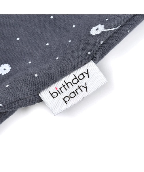 birthday party(バースデイパーティー)の「birthdayparty/【お揃い】天竺ドットフラワープリントコットンボディミニ(70~80cm)(ロンパース・キッズ・グレー系その他/ピンク系その他・80/70)」の22枚目の写真