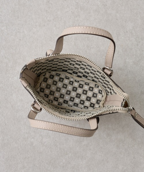 BEARDSLEY（ビアズリー）の「《GIANNI NATARO CAROL J》ミニショルダーバッグ（ショルダーバッグ・レディース・グレー/ブラック/ベージュ・FREE）」の9枚目の写真