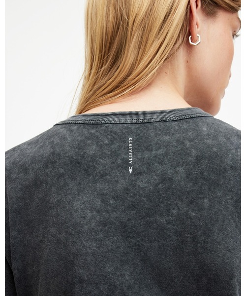 ALLSAINTS(オールセインツ)の「GIGI DRAWCORD T-SHIRT | GIGI ドローコード Tシャツ(Tシャツ/カットソー・レディース・ブラック系その他・4/6/8/10)」の12枚目の写真