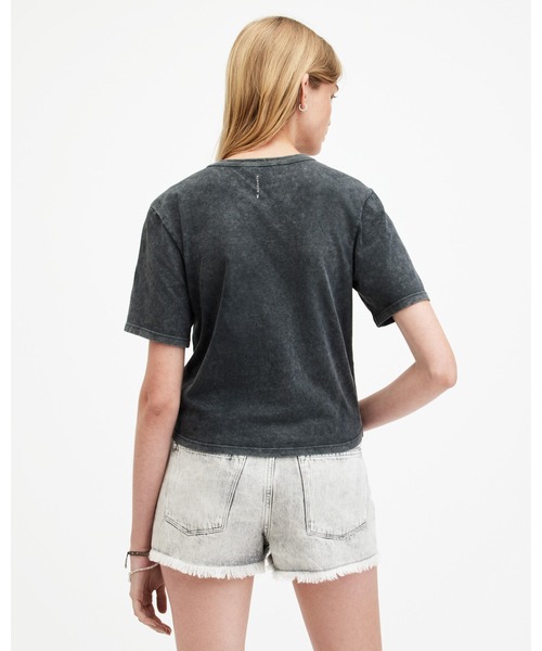 ALLSAINTS(オールセインツ)の「GIGI DRAWCORD T-SHIRT | GIGI ドローコード Tシャツ(Tシャツ/カットソー・レディース・ブラック系その他・4/6/8/10)」の13枚目の写真